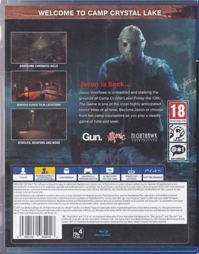 Friday the 13th - The Game - PS4 - (A Grade) (Genbrug)